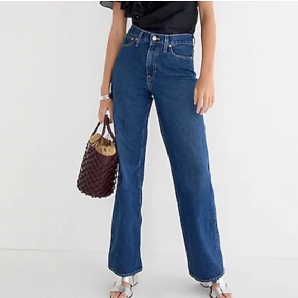 NWT J. CREW HIGH RISE 90’s WIDE LEG JEAN, 28 & 29. - Picture 2 of 11